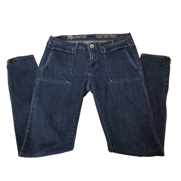 Madewell Blue Skinny Jeans with Stretch - Picture 9 of 9